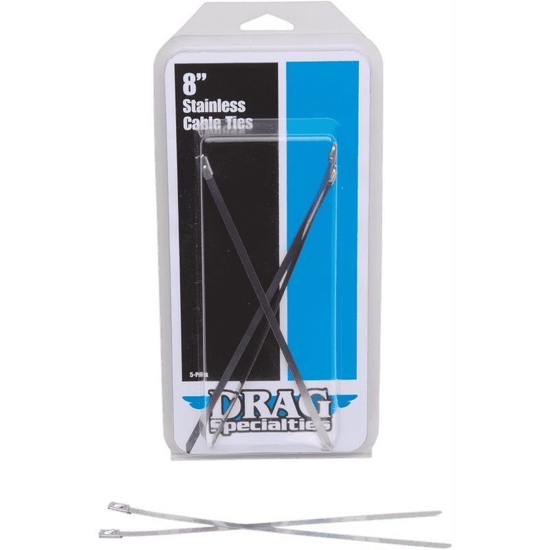 Drag Specialties Edelstahl-Kabelbinder 8"