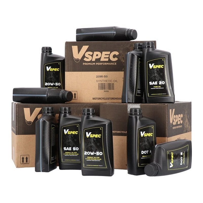 Vspec Bremsflüssigkeit DOT 4 1 Liter Motorcycle Storehouse