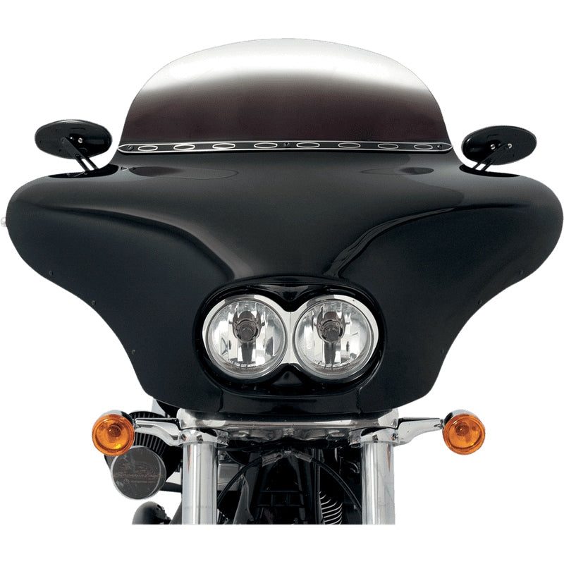 Batwing Verkleidung Für Harley Davidson Dyna Fat/Street Bob – Mit Windschutzscheibe, ABS Schwarz Matt