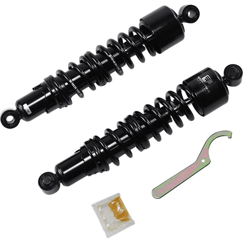 Progressive Suspension 412 Series Heavy-Duty Shocks - Black 13" 412-4077B For HD Touring 2006-2025