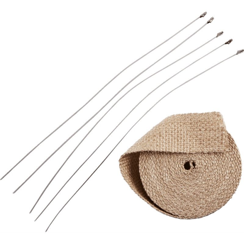 Drag Specialties Auspuffband-Kit Beige 2"x25'