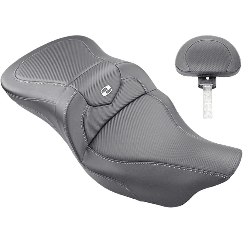 breiter fahrradsattel mit lehne Sitzbank Saddlemen Road Sofa CF Rückenlehne für Touring
