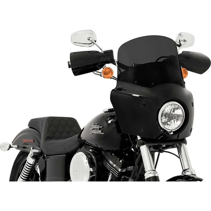 Memphis Shades Road Warrior Fairing Windschutzscheibe 11" Dark Black Smoke