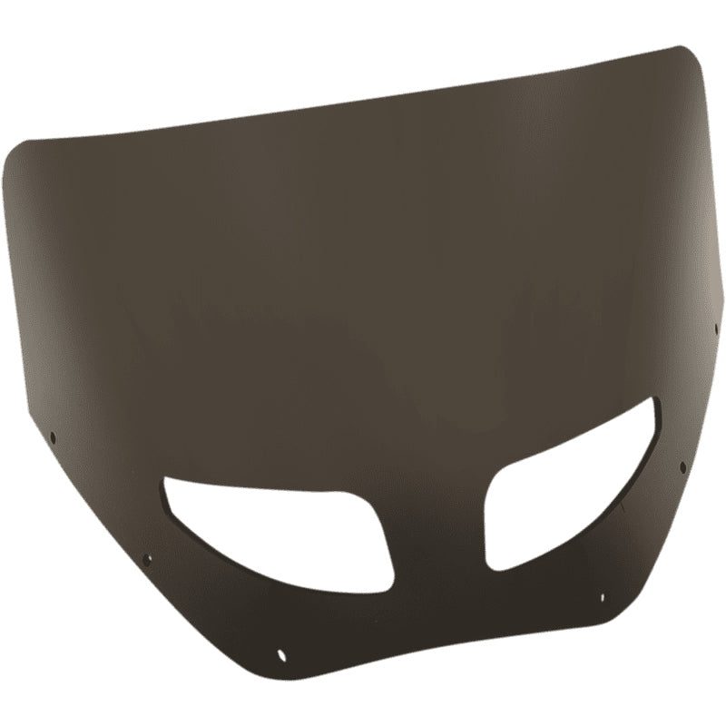 Memphis Shades Road Warrior Fairing Vented Windschutzscheibe 11" Dark Black Smoke