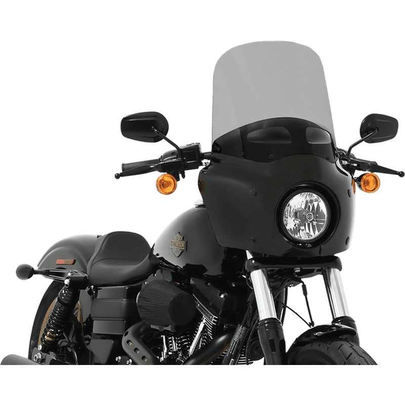 Memphis Shades Road Warrior Fairing Vented Windschutzscheibe 15" Black Smoke