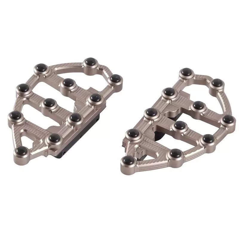 Arlen Ness MX Billet Soziustrittbretter Titan