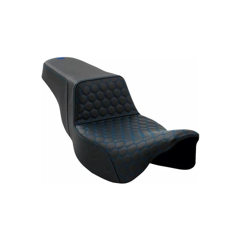 Step Up Honeycomb Blue HC Ext Reach für Touring ab 09 Saddlemen