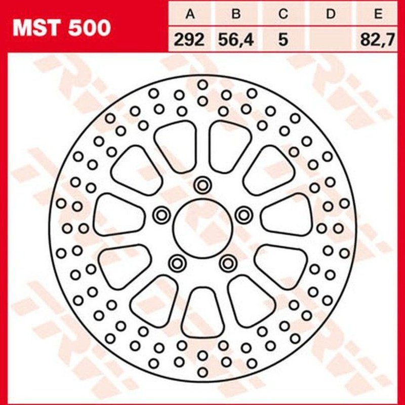 MST500 Bremsscheibe vorne L/R