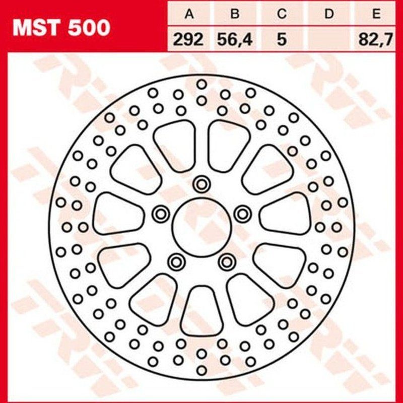 MST500 Bremsscheibe vorne L/R