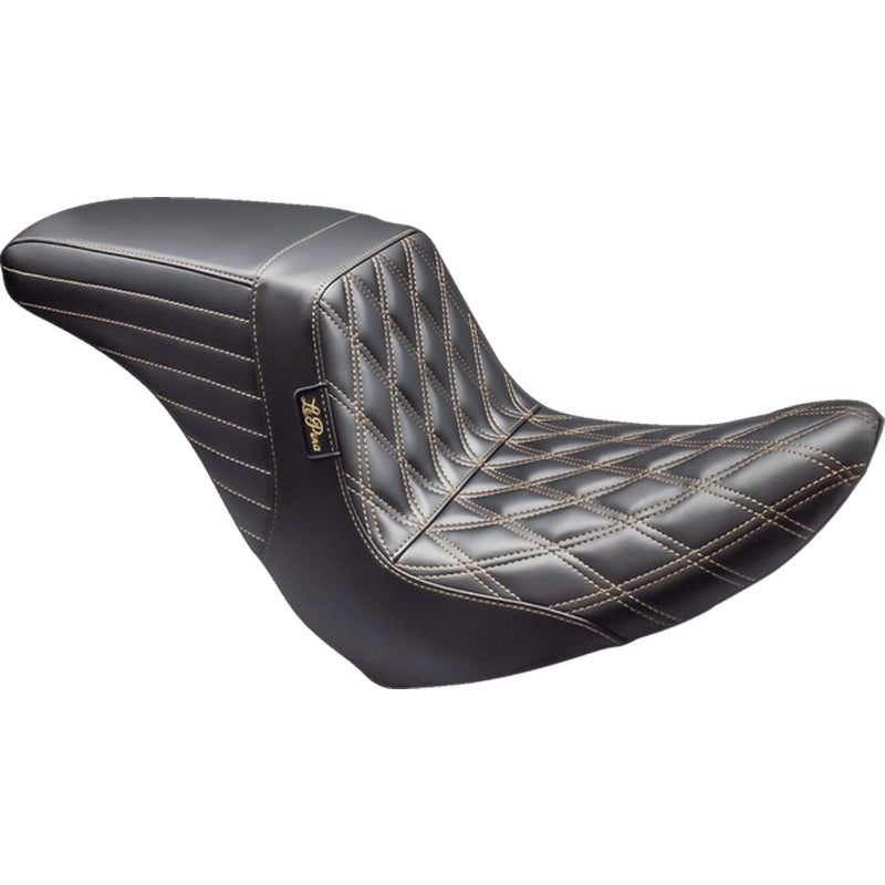 Le Pera Kickflip Up Front Diamond Stitch Chestnut für Sport Glide / Low Rider-ST/S ab 18