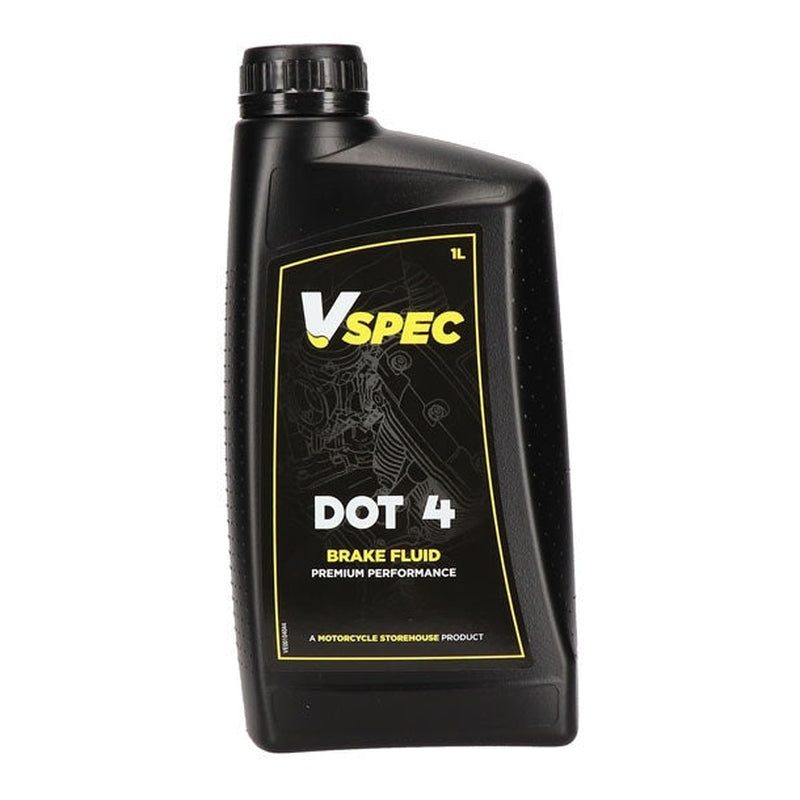 Vspec Bremsflüssigkeit DOT 4 1 Liter Motorcycle Storehouse