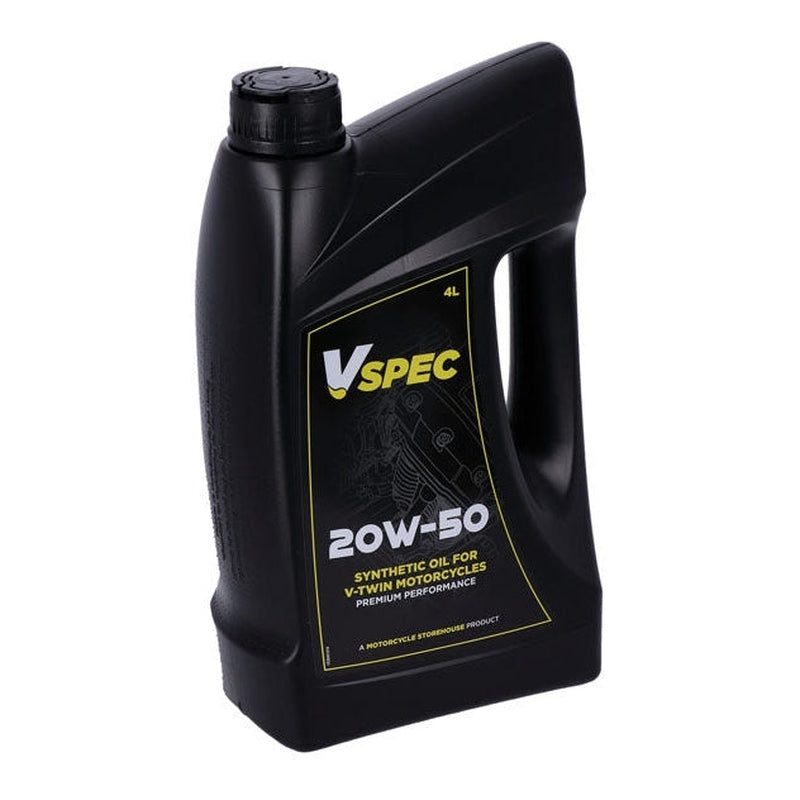 Vspec Synthetisches Motoröl 20W50 4 Liter Motorcycle Storehouse