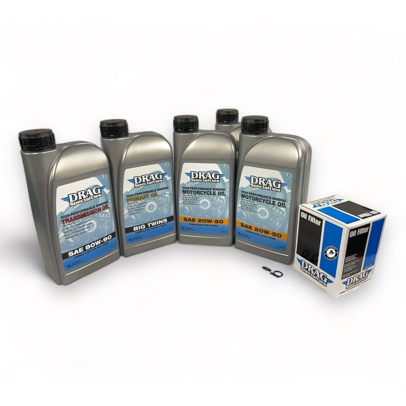Drag Specialties Drag Inspektionskit Mineral für Dyna 07-17