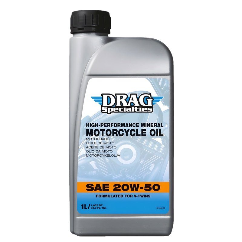 Drag Specialties Drag Mineral Motoröl 20W50 1 Liter