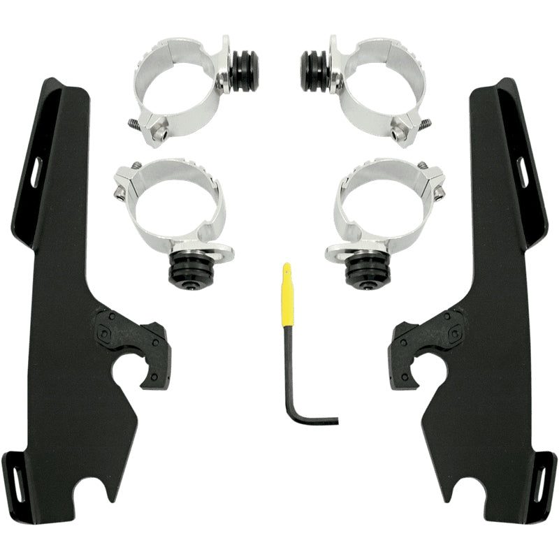 Memphis Shades Trigger-Lock für Memphis Fats Windschild/Batwing Fairing schwarz
