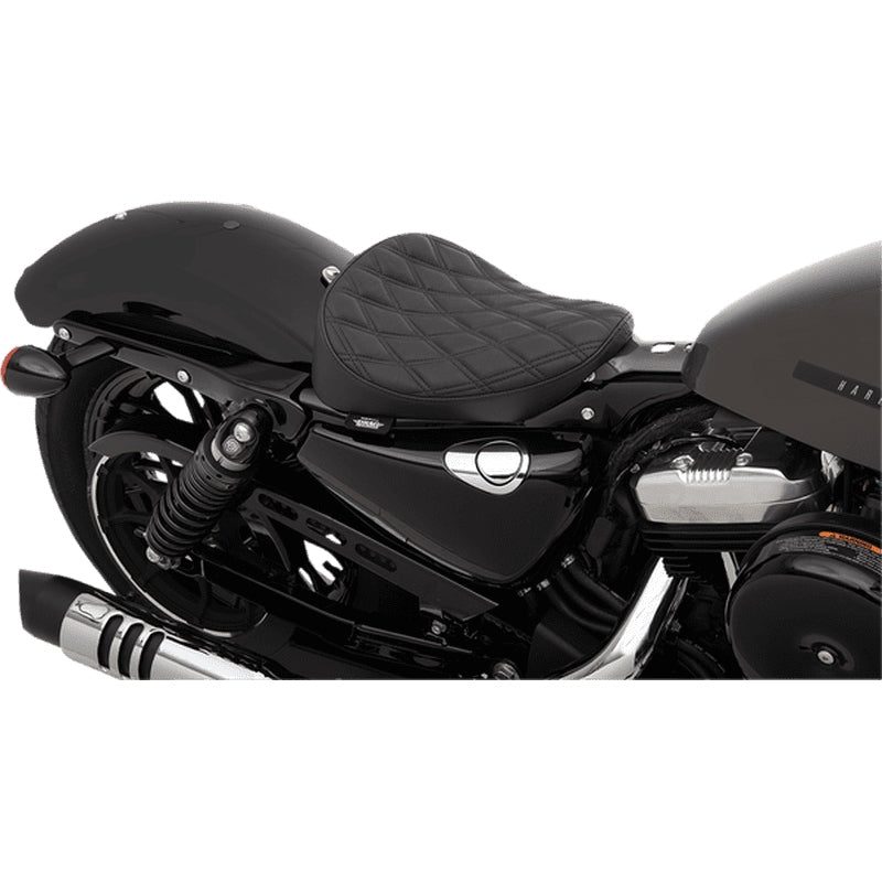 Drag Specialties Bobber Diamond Stitch Black für Sportster ab 10