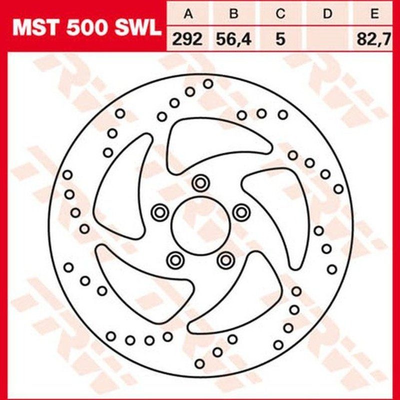 TRW MST500SWL Bremsscheibe vorne L