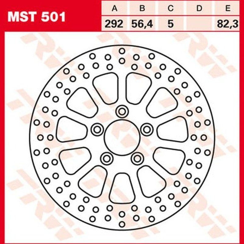 TRW MST501 Bremsscheibe hinten
