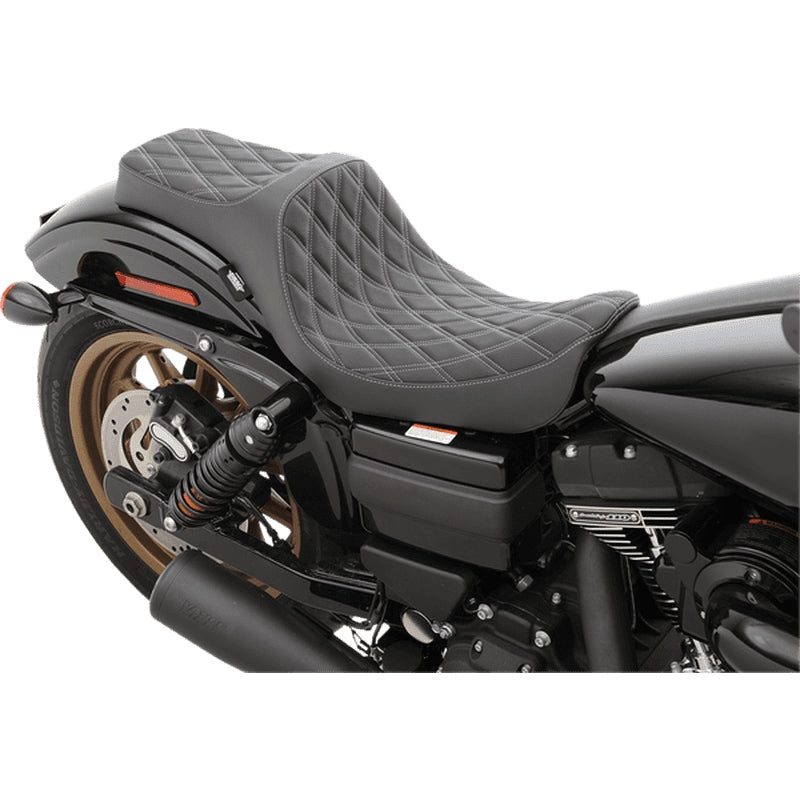 Drag Specialties Predator 3 Diamond Silver für Dyna 06-17