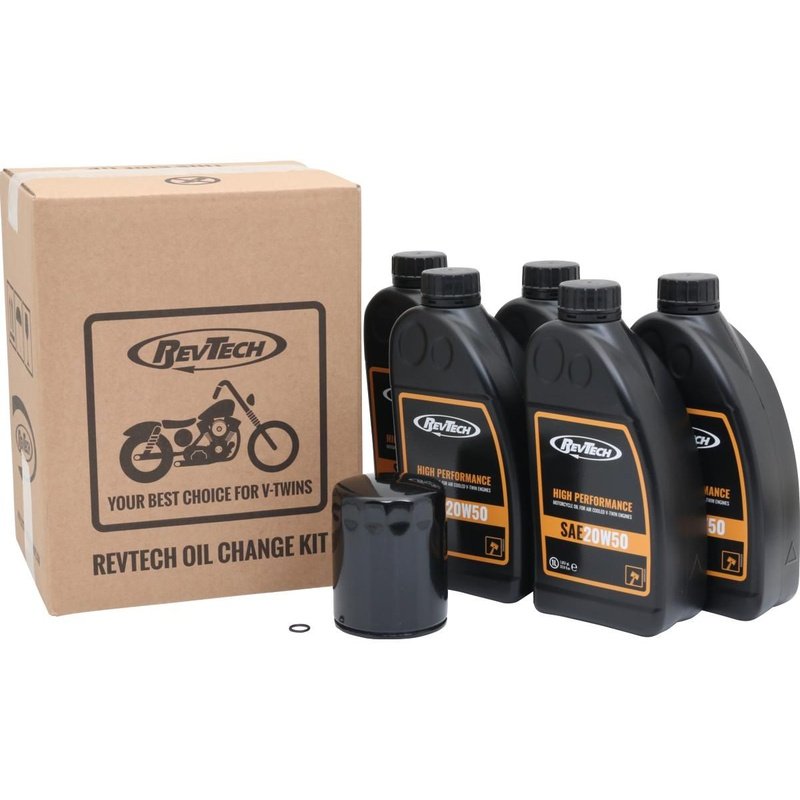 Ölwechsel-Kit 5 Liter Mineral 20W50 Softail 17-23