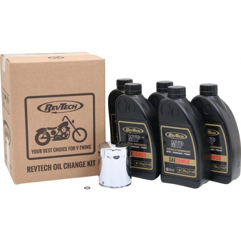 RevTech Ölwechsel-Kit 5 Liter Synthetic 20W50 für Touring 17-23
